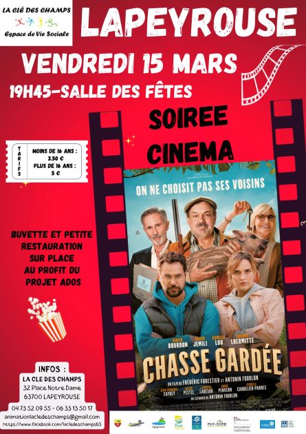 © Projection film Chasse gardée - La clé des Champs