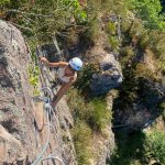 © Via Ferrata - Gorges de la Sioule - Tabourel Rose
