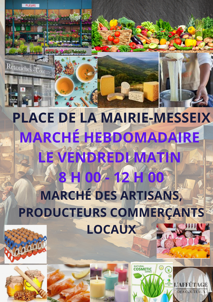 © Marché des artisans et producteurs locaux_Messeix - artprocom