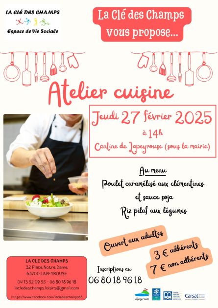 © Atelier cuisine pour adultes_Lapeyrouse - La clé des Champs