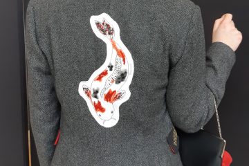 © Carpe Koi veste brodée défilé 2023 - Camille Serre Breudaira