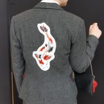 © Carpe Koi veste brodée défilé 2023 - Camille Serre Breudaira