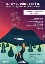 Le puy de Dôme en fête avec la Ligue contre le Cancer