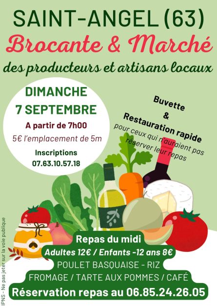 © Brocante et marché de producteurs_Saint-Angel - cdf63