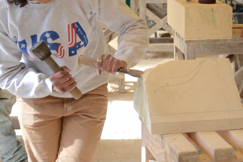 Stage taille sur pierre