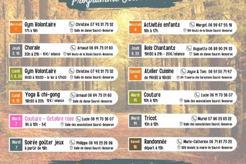 Atelier bols chantants