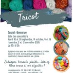 © Atelier tricot_Sauret-Besserve - Association Au fil de l'eau de Sauret-Besserve
