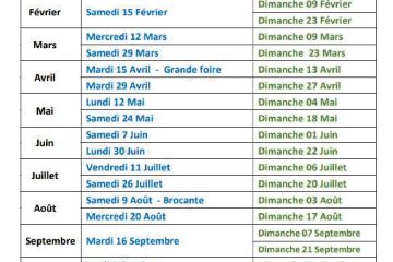 © Marché des producteurs_Giat - Mairie de Giat