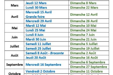 © Marché des producteurs_Giat - Mairie de Giat
