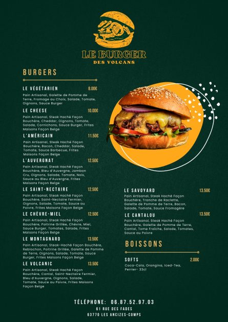 © Le Burger des volcans_Les Ancizes-Comps - Le Burger des volcans_Les Ancizes-Comps