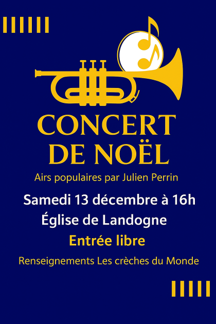 © Concert de Noël Landogne - Julien Perrin