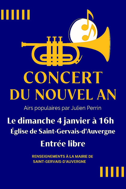 © Concert du Nouvel An Saint-Gervais-d'Auvergne - Perrien Julien