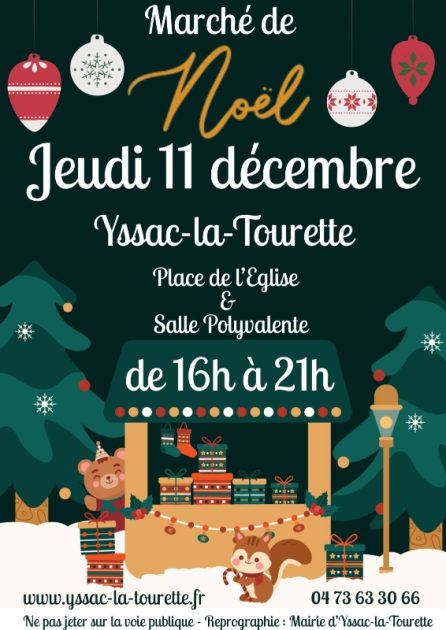 © Marché de Noël_Yssac-la-Tourette - Mairie Yssac-la-Tourette