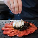 © Carpaccio de tomate et sa burrata - nicolas