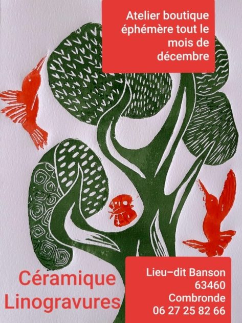 © Affiche Céramique Linogravures - Florence Maurel