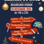 © Marché de noël de Beauregard Vendon - Affiche marché de noël