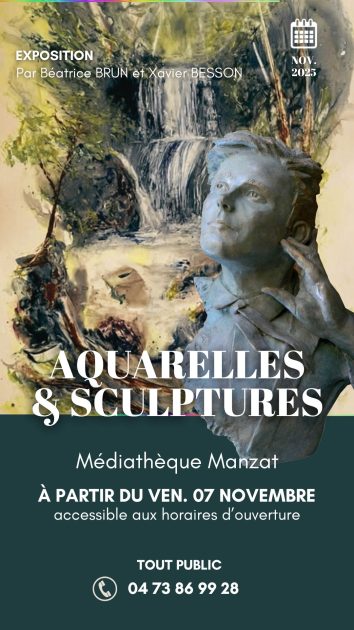 © Exposition - Peintures et dessins_Manzat - Combrailles, Sioule et Morge