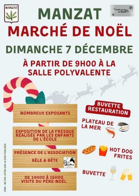 © Marché de Noël à Manzat - mairiemanzat