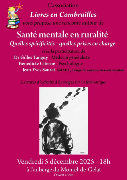 © Rencontre et échange - Santé mentale en ruralité - Livres en Combrailles