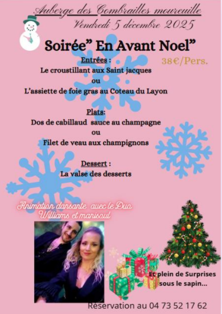 © Auberge des Combrailles - En Avant Noël_Moureuille - Auberge des Combrailles