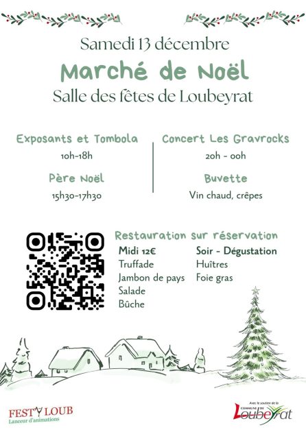© Marché de Noël et concert_Loubeyrat - Association Fest'Loub