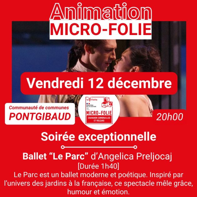 © Ballet Le Parc à la Micro-Folie_Pontgibaud - Microfolie Chavanon, Combrailles et Volcans