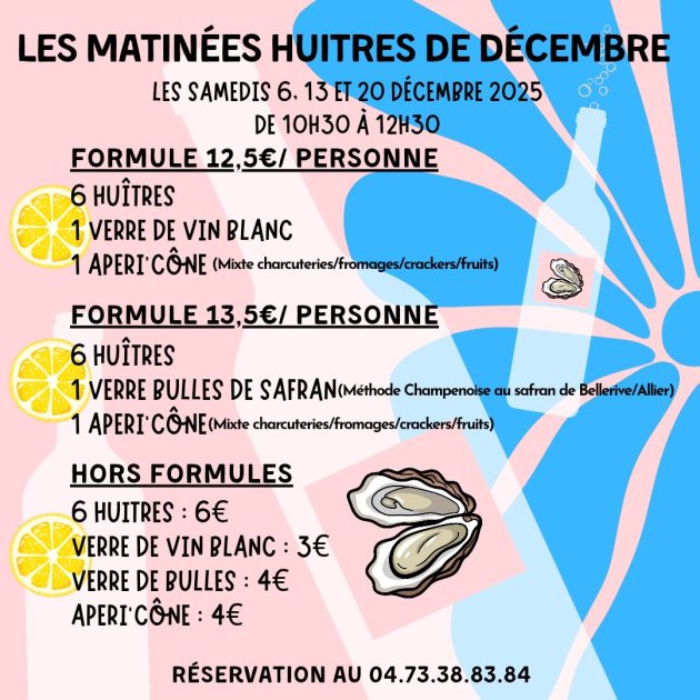 © Buchailles - Matinées des huîtres_Combronde - Fromagerie Buchailles Combronde