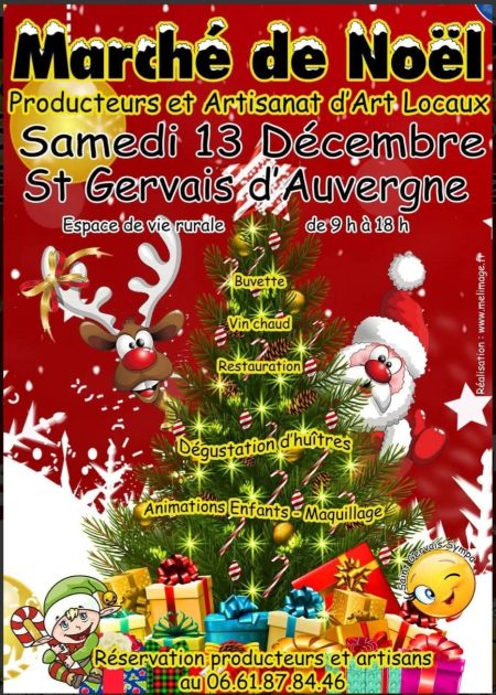© Marché de Noël_Saint-Gervais-d'Auvergne - Mairie Saint-Gervais-d'Auvergne