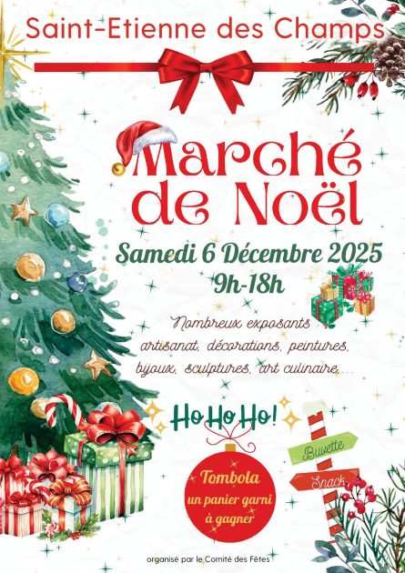 © Marché de Noël_Saint-Étienne-des-Champs - Comité des fêtes Saint-Etienne-des-Champs