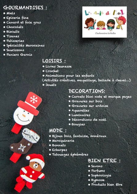 © Marché de Noël_Charbonnières-les-Vieilles - Association Les Amis de l'Ecole