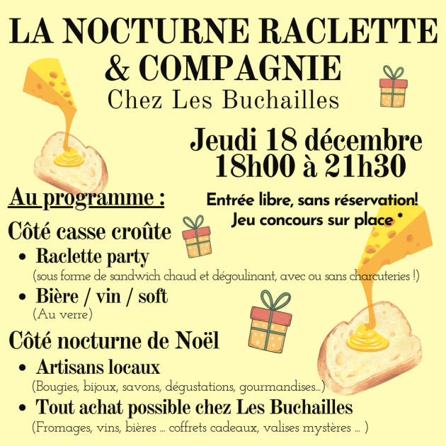 © La nocturne raclette & compagnie - Les Buchailles