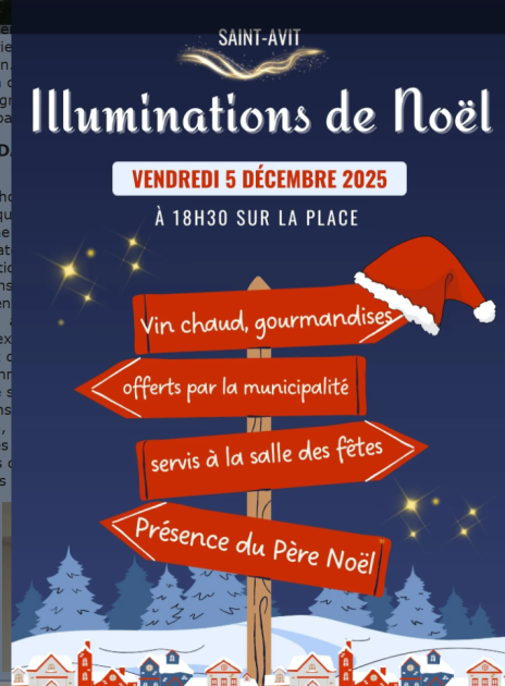 Illuminations de Noël_Saint-Avit