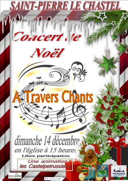 © Concert de Noël_Prondines - Association À Travers Chants