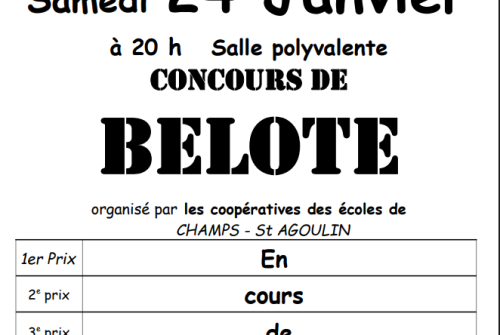 Concours de belote