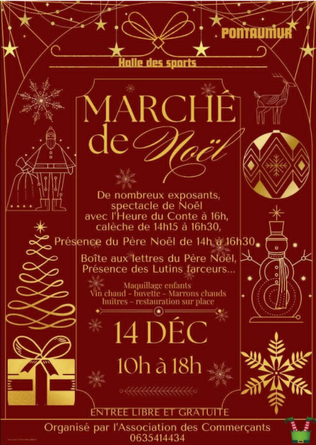 © Marché de Noël_Pontaumur - association des commerçants