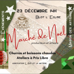 © Marché de Noël  Maison des Artisans_Blot-l'Église - association l'art et la matière