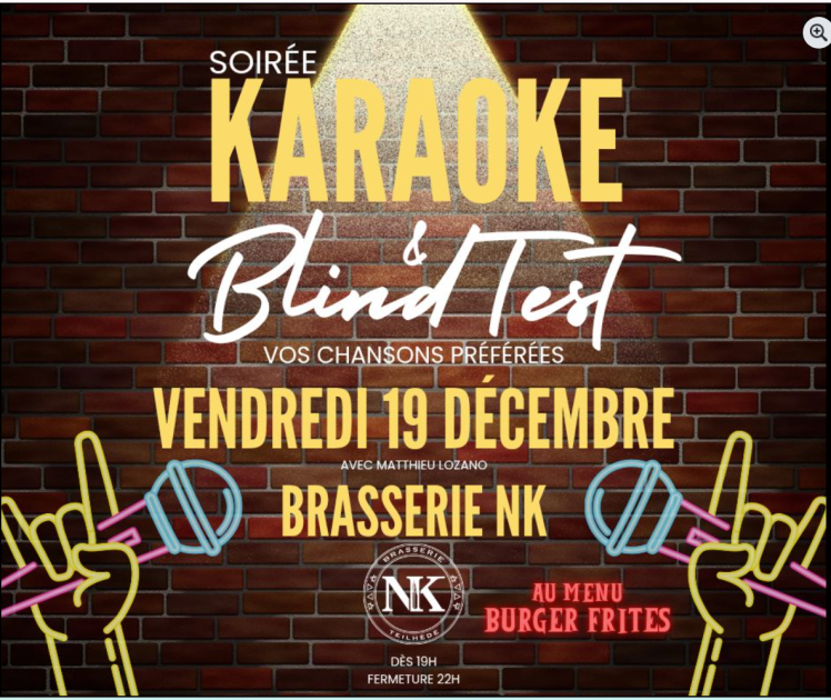 © Karaoké et Blind test_Teilhède - Brasserie Nk