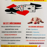 © Concours de belote des sapeurs pompiers_Saint-Éloy-les-Mines - amical des sapeurs pompiers