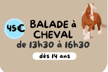 © Balade à cheval demi-journée_Chapdes-Beaufort - La Ferme de la Marinette