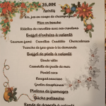 © Menu de Noël_Saint-Angel - Auberge du tour du monde