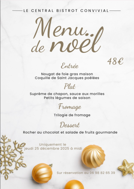 © Repas de Noël_Saint-Gervais-d'Auvergne - Le Central