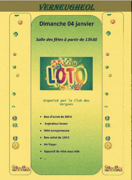 © Loto du Club des Vergnes_Verneugheol - Club des Vergnes