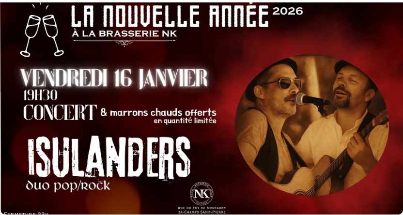 © Brasserie NK - Concert Isulanders_Teilhède - Brasserie NK