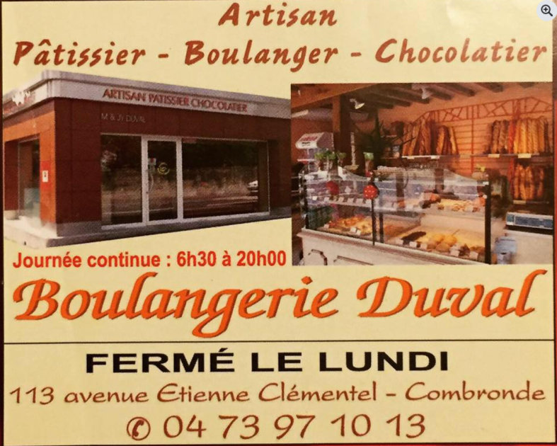 © Boulangerie Pâtisserie Chocolaterie Salon de Thé Duval_Combronde - Duval