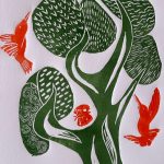 © Linogravure réalisée à l'atelier - Florence Maurel