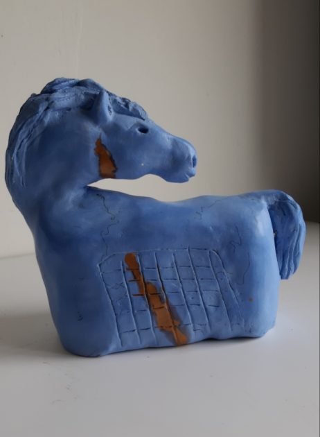 © Cheval bleu sigillée - Florence Maurel