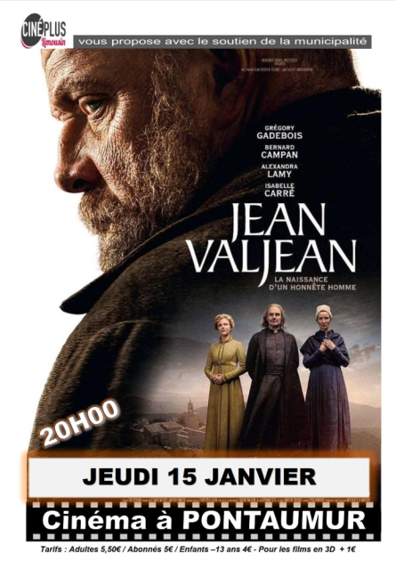 © Cinéma - Jean Valjean_Pontaumur - Mairie de Pontaumur