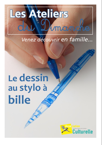 © Atelier du Dimanche "le dessin au stylo à bille"_Charbonnières-les-Vieilles - asso.culturel.charbo@gmail.com