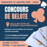 © Concours de Belote_Buxières-sous-Montaigut - Amicale Laïque de Buxières-sous-Montaigut