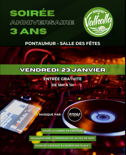 © Soirée anniversaire 3 ans Brasserie Valhalla_Pontaumur - Brasserie Valhalla